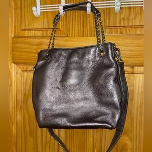 Michael Kors small shoulder bag pewter